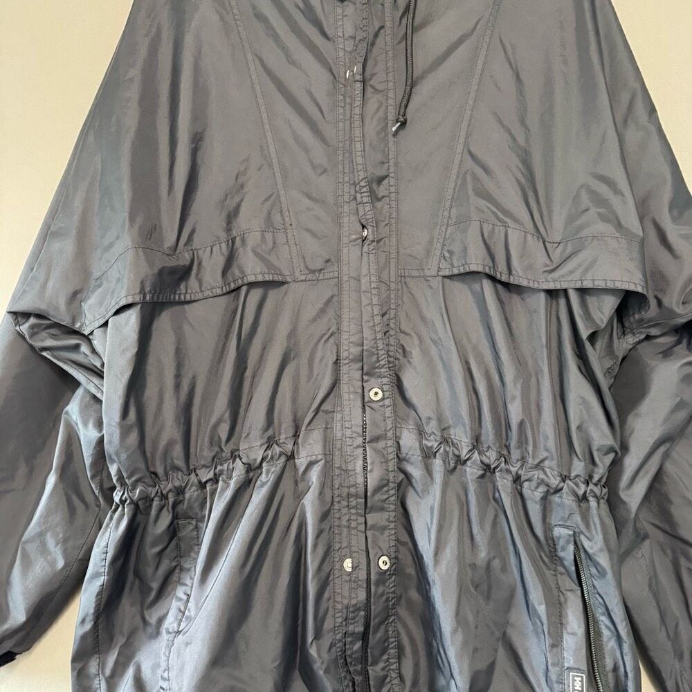 Helly Hansen Black Packable Zip Up Jacket Size La… - image 3